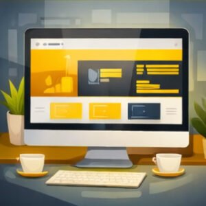 الموقع التعريفي الجاهز بالتصميم الخاص